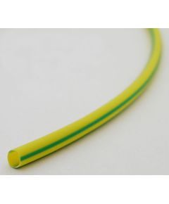 Gaine thermorétractable diamètre 3 mm jaune-vert 1 m EL099 